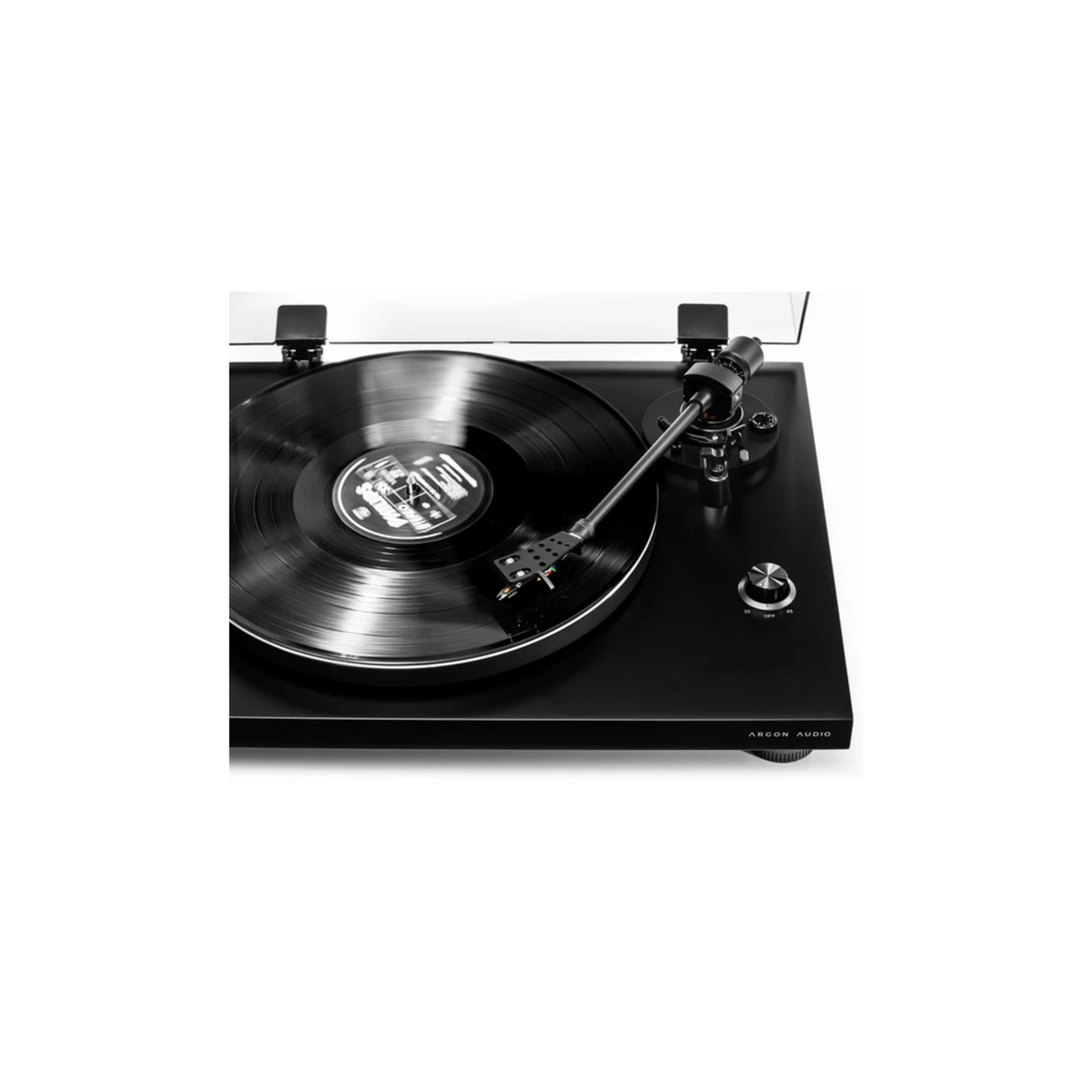 Argon Audio TT-3 - Manual Belt Drive Turntable (Black)