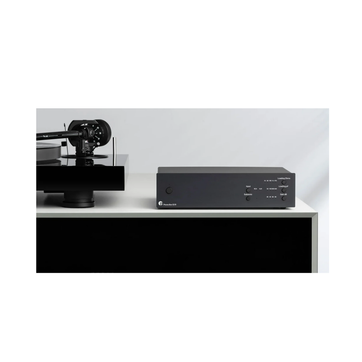 Pro-Ject Phono Box S3B - Balanced Phono Preamplifier (Black)