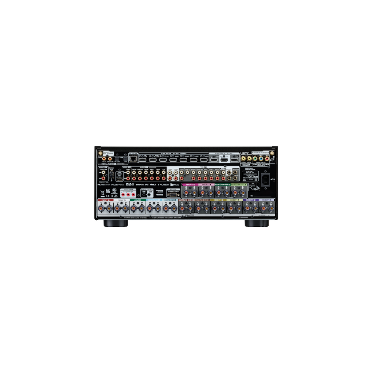 Denon AVC-A10H - 13.4 Channel Dolby Atmos 8K AV Receiver