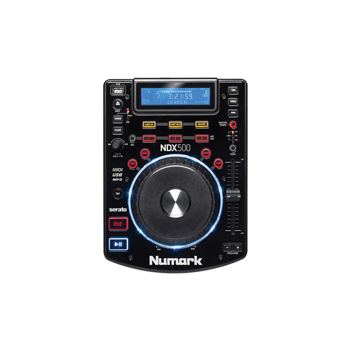 Numark NDX500 - Professional USB/CD Media Player and Software Controller
