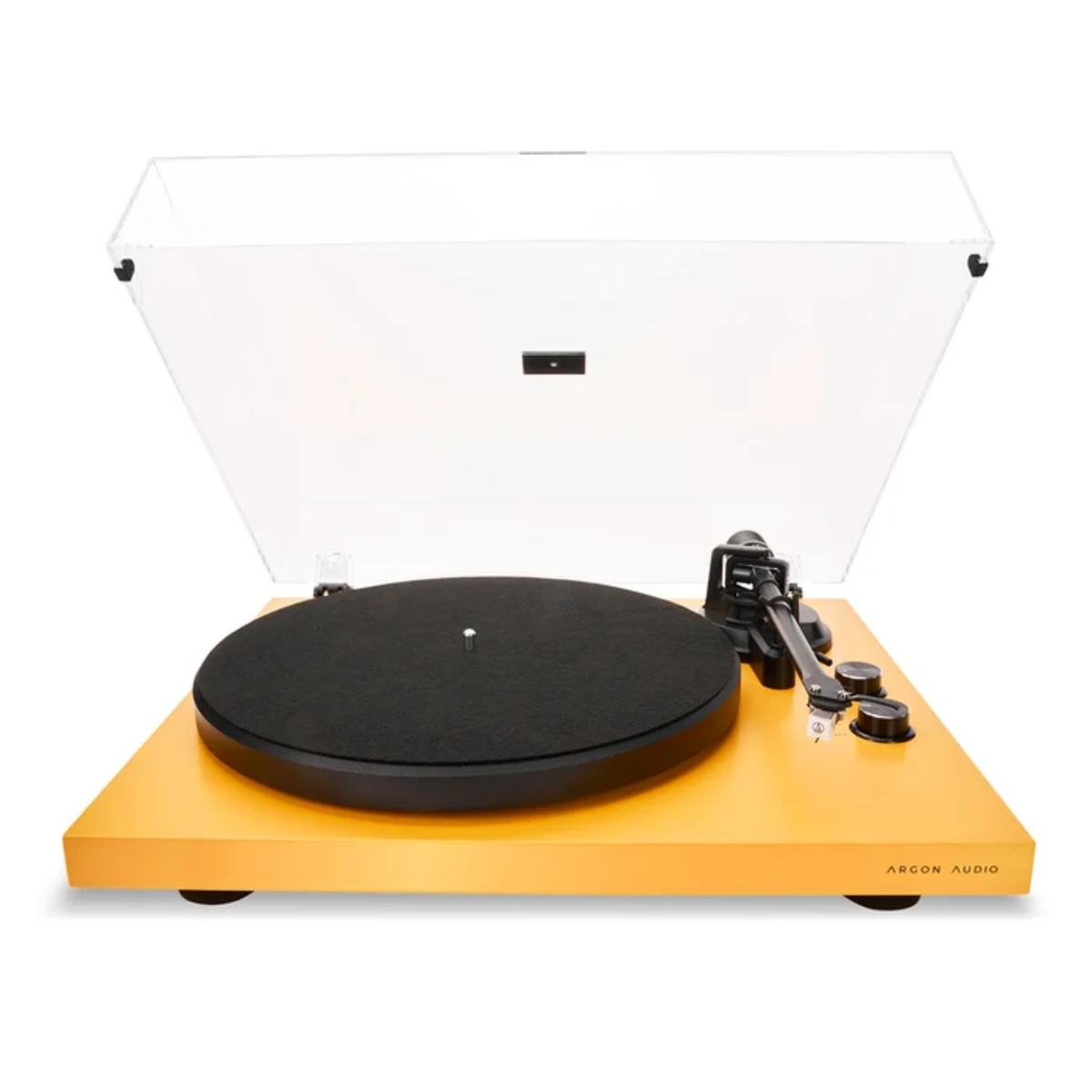 Argon Audio TT MK2 - Manual Belt Drive Turntable (Electric Amber, Lacquer)