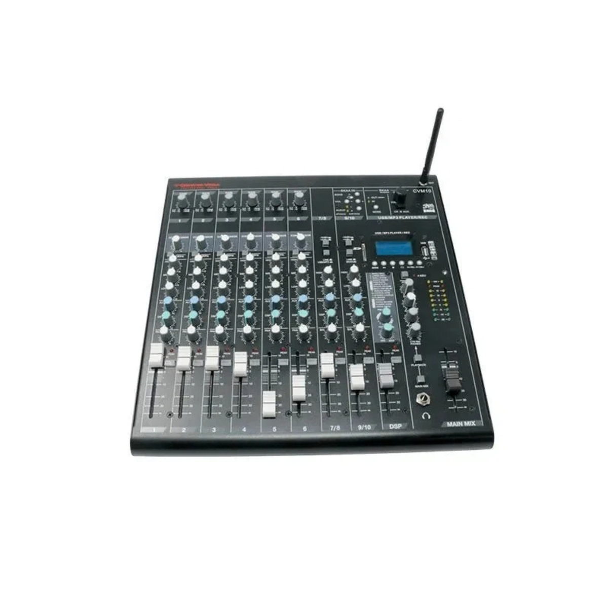 Cerwin Vega CVM-10 - 10-Channel Mixer with Bluetooth (Mixer for DJs and artists)