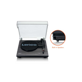 Lenco LS-10BK - Record Player with built-in speakers (Black)