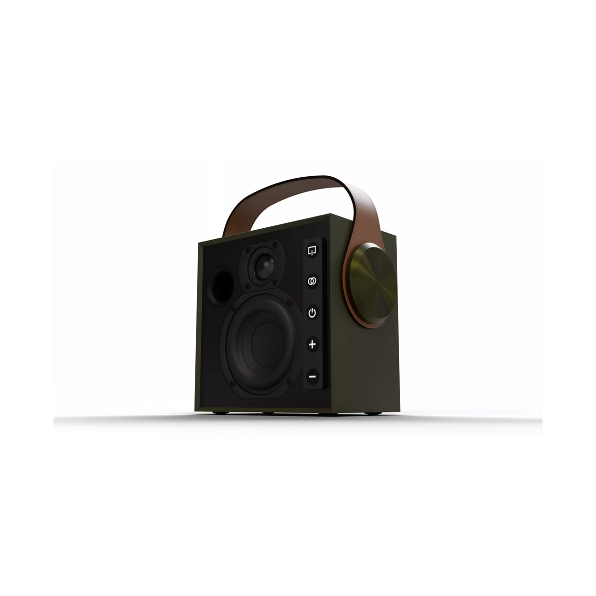 Morel Biggie - High-Fidelity Wireless Portable Bluetooth Speaker (Olive Green)