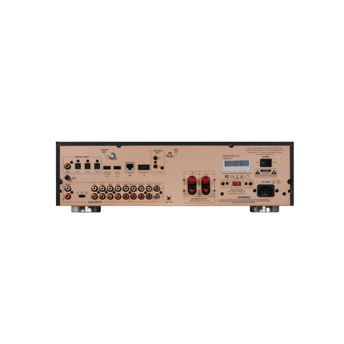 Advance Paris PlayStream A5 - Network Streaming Integrated Amplifier