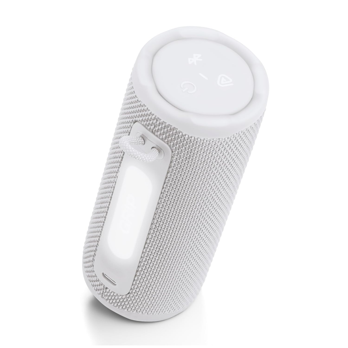 JBL Grip - Compact Bluetooth Speaker (Up to 14 Hours of Playtime, Water, Dust and Drop-Proof Multi-Speaker Connection) (White)