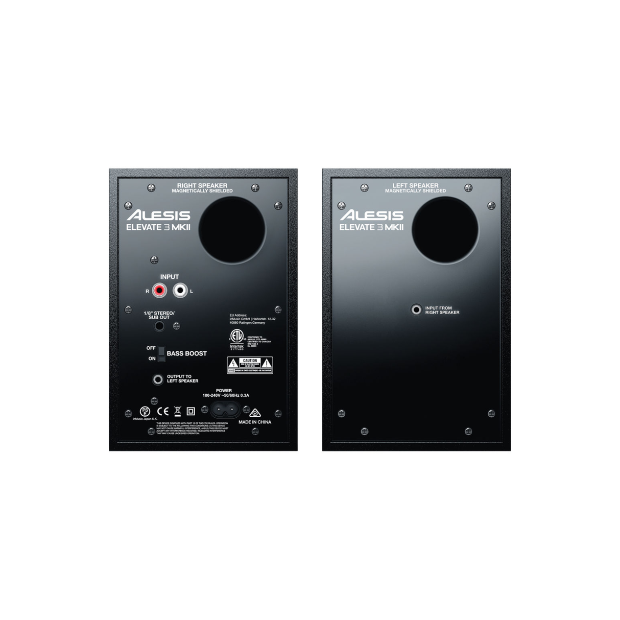 Alesis Elevate 3 MKII - 20 Watts Powered Speakers (Black) (Pair)