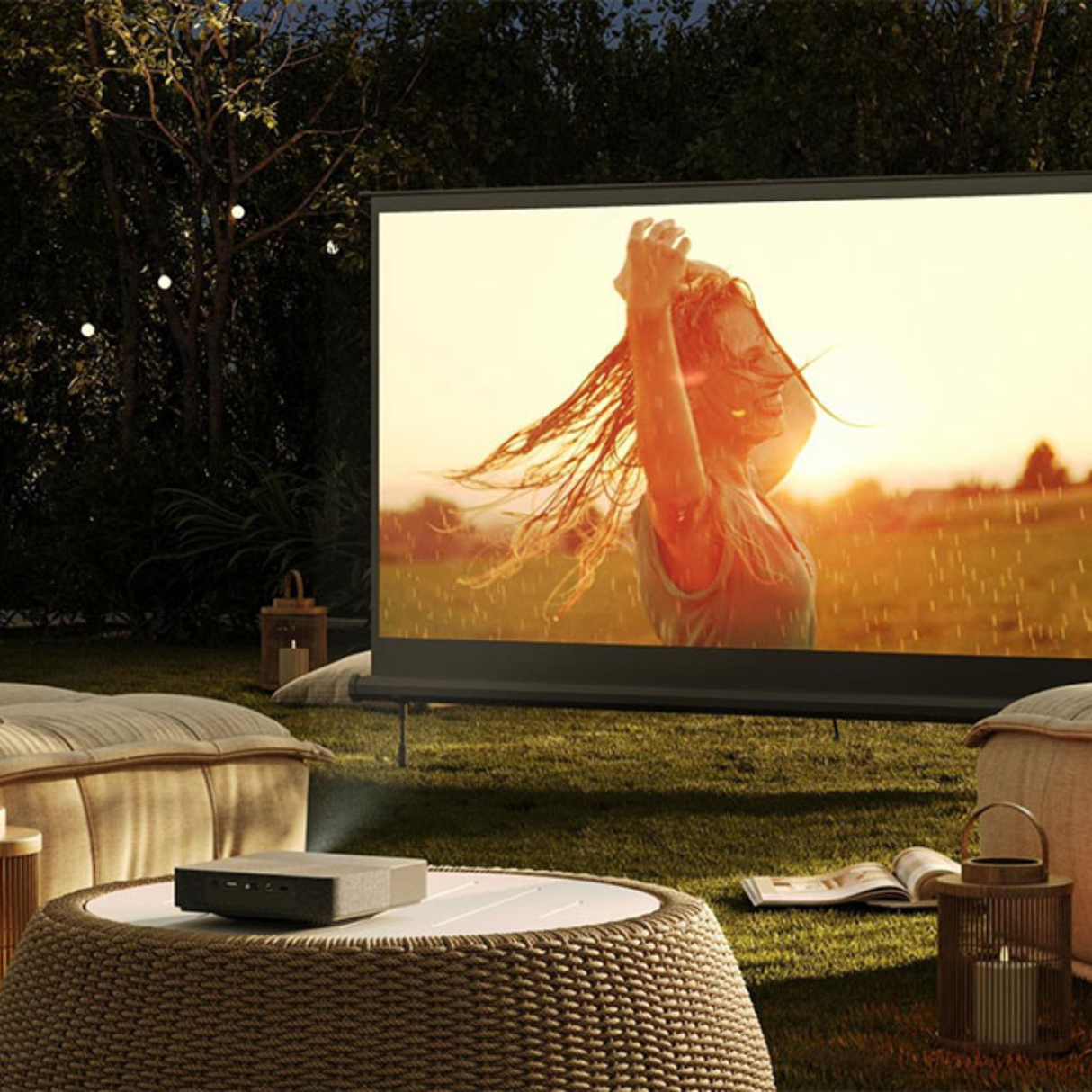 Loewe We.Beam - 500 Lumens 1080P Full HD Smart Portable Laser Projector