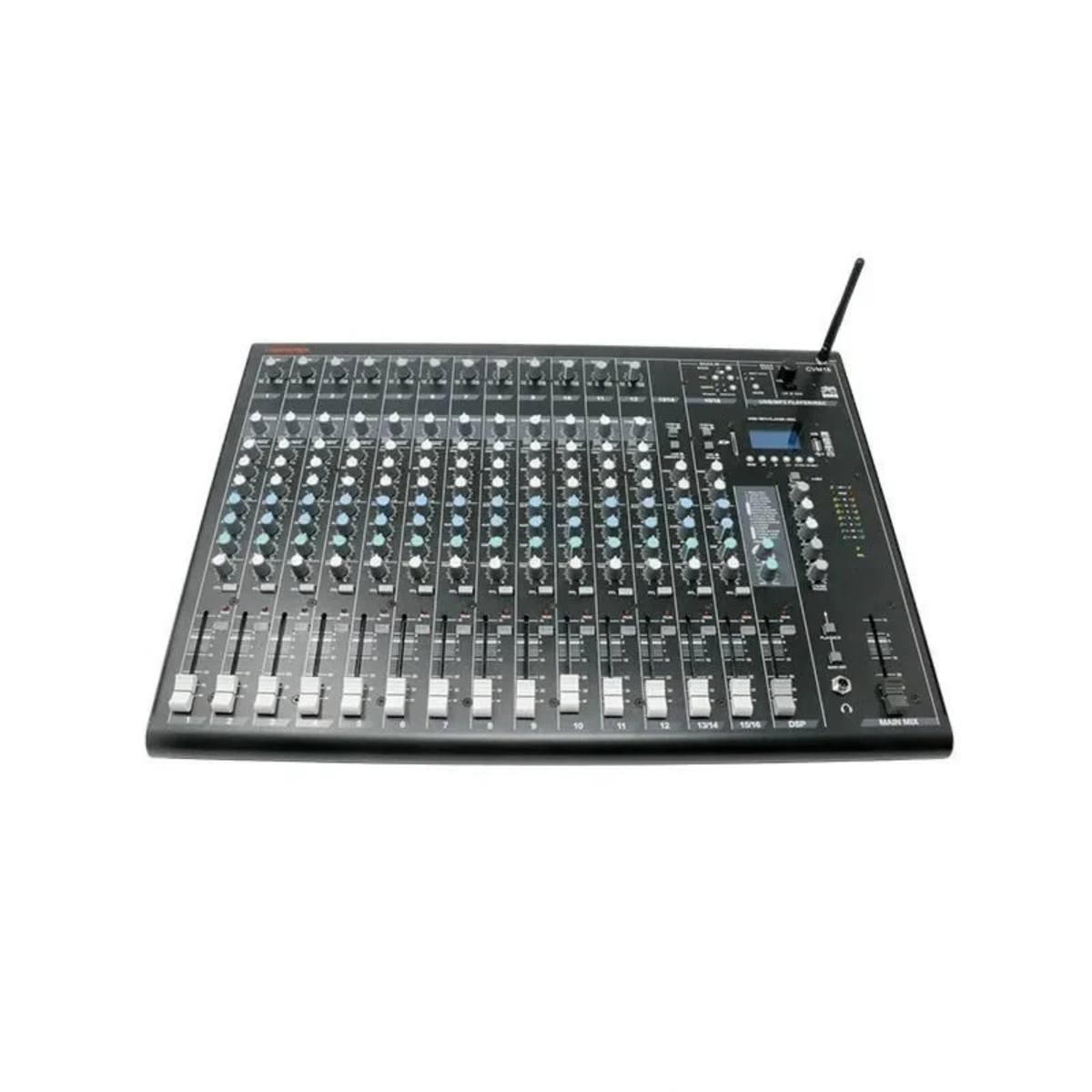 Cerwin Vega CVM-16 - 16-Channel Mixer with Bluetooth (Mixer for DJs and artists)
