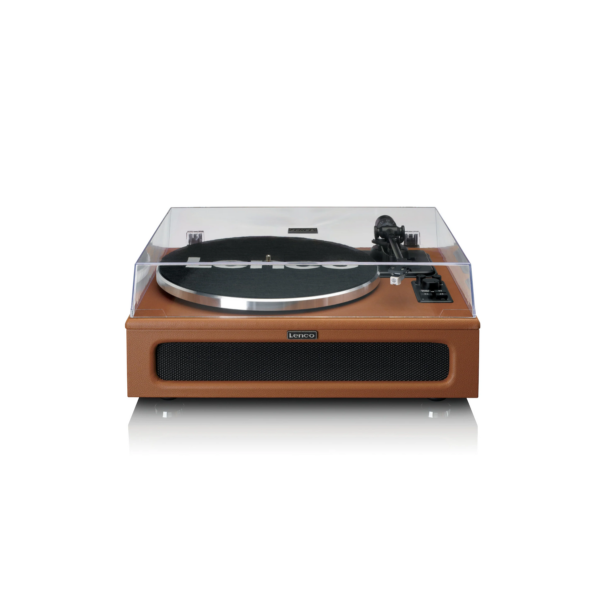 Lenco LS-430BN - Record Player with built-in speakers (Brown)