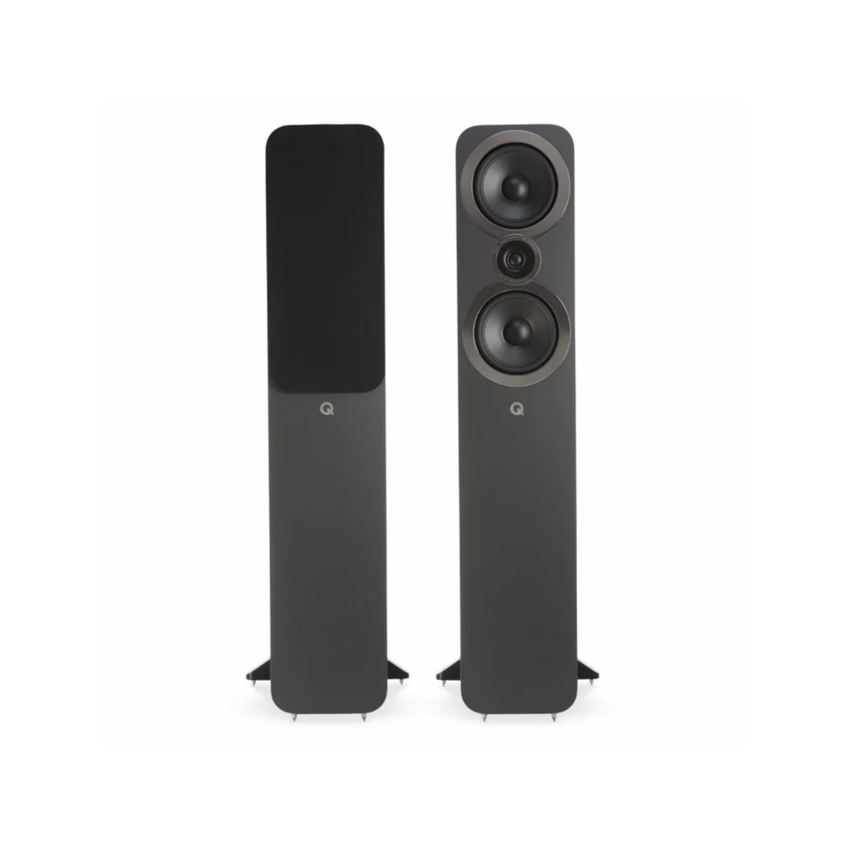 Marantz Stereo 70s Slimline Network Stereo Receiver (Black) + Q Acoustics 3050i Floor Standing Speaker (Black) (Stereo Bundle Package)