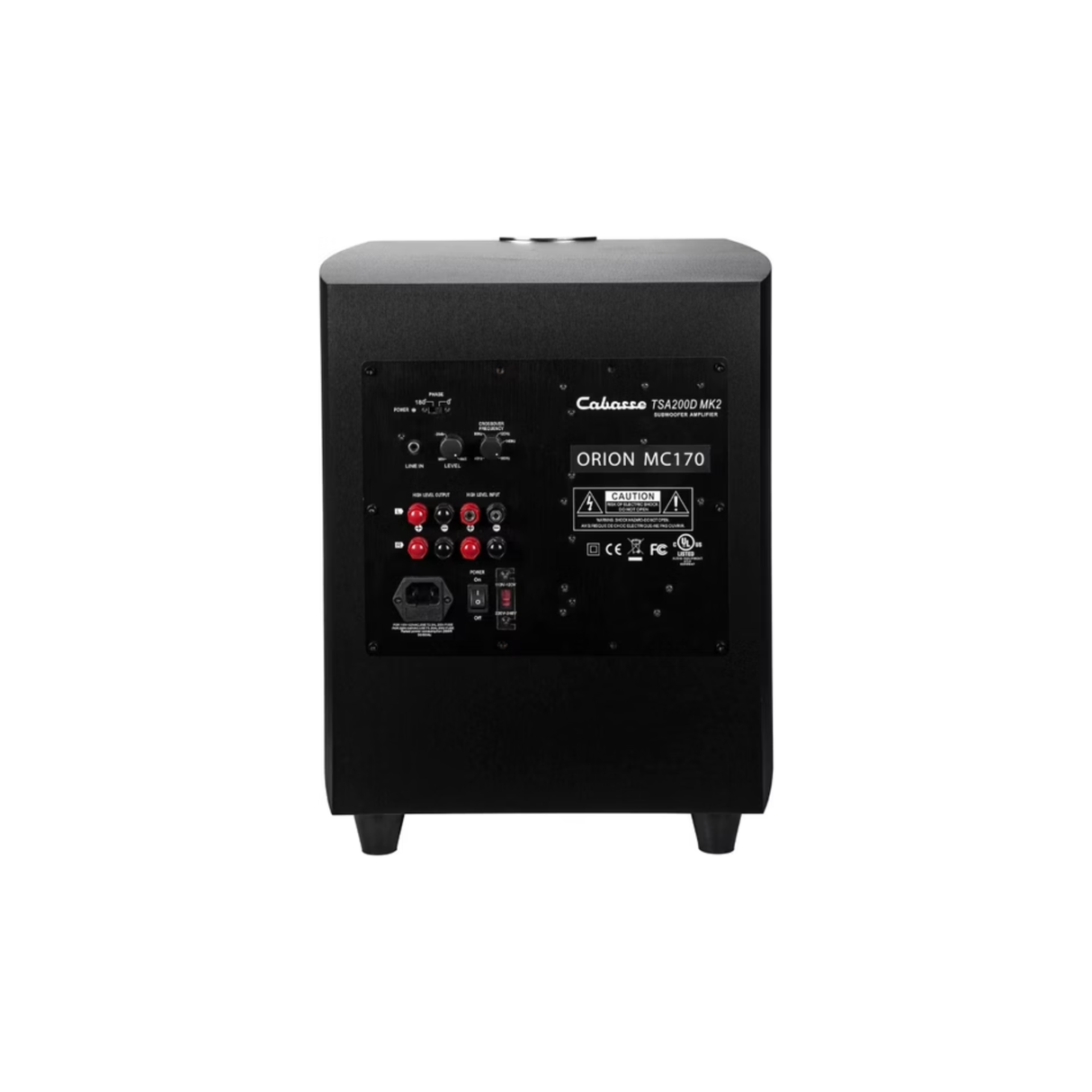 Cabasse Orion - 8 Inches Downfiring 200W Powered Subwoofer (Black)