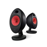 KEF EGG Duo wireless music system Powered Speakers + Audio Technica AT-LP70X - Fully Automatic Belt-Drive Turntable (Black) (Audiophile Enthusiasts Bundle Pack)