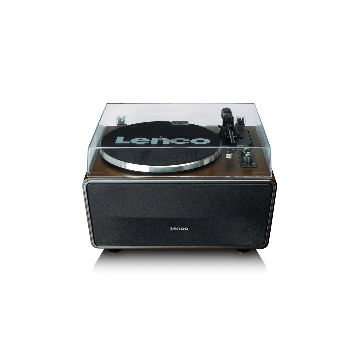Lenco LS-470WA - Record Player with built-in speakers and Bluetooth (Walnut)