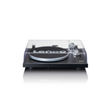 Lenco LS-500BK - Record player with built-in amplifier and Bluetooth plus Bookshelf Speakers (Black)