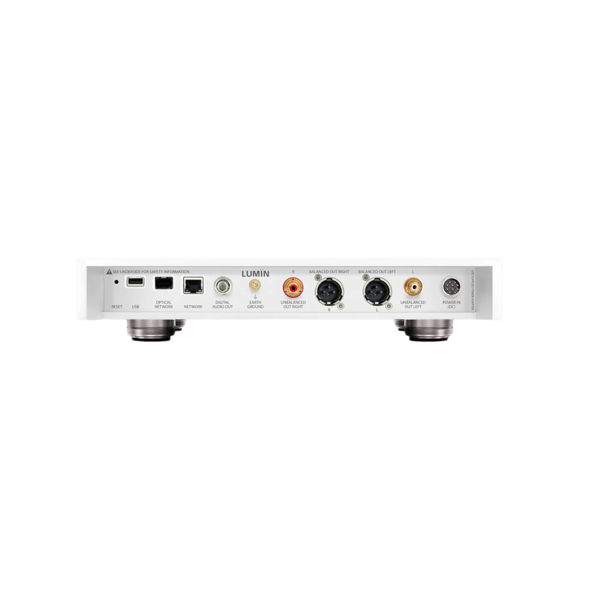 Lumin X2 Network Music Streamer with DAC & Preamplifier (Silver)