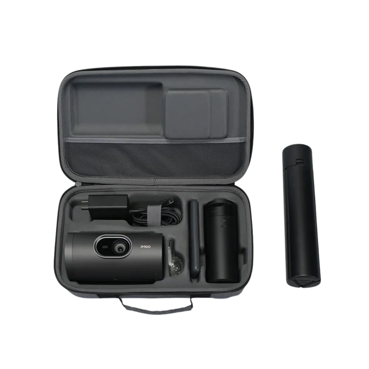 JMGO PicoPlay Portable Projector + Power Bank Stand Bundle