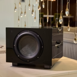 REL Carbon Special Black Label - 12 Inches Active Subwoofer with 12'' Carbon Passive Radiator