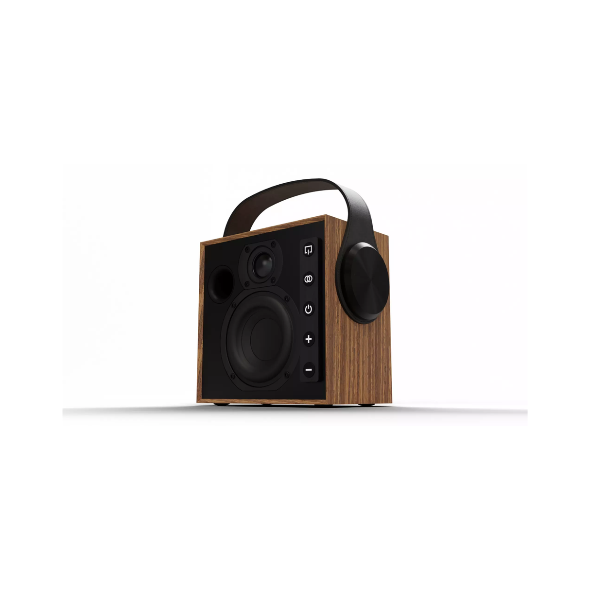 Morel Biggie - High-Fidelity Wireless Portable Bluetooth Speaker (Oak Wood)