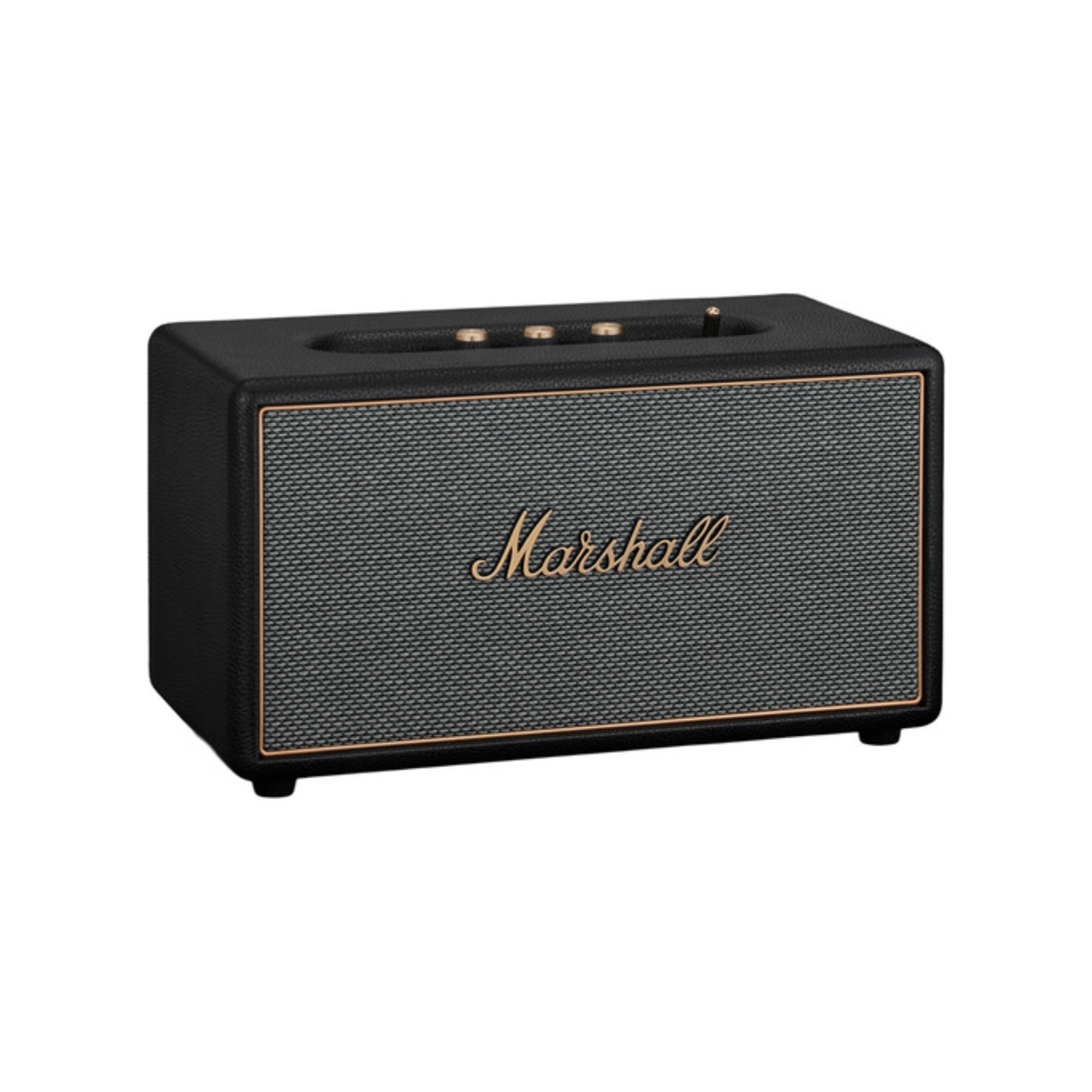 Marshall Stanmore IV Wired Connectivity Bluetooth Speaker with Auracast & RCA or 3.5mm Input (Black)