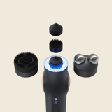 Therabody TheraFace PRO Microcurrent Facial Device - 8-in-1 Compact Face Massager, Facial Kit & Face Sculpting Tool with LED Light Therapy for Skin Tightening, Anti Wrinkle, Anti Aging (Black)