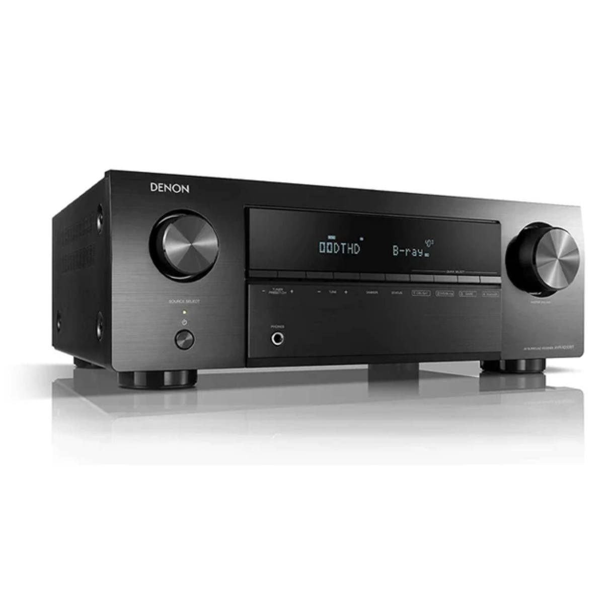 Denon AVR-X250BT 5.1 Channel AV Receiver + Mission LX-4 MKII Floor Standing Speaker + Mission LX-C1 MKII Centre Speaker + Mission LX-1 MKII Bookshelf Speaker + Mission MS-200 Active Subwoofer Subwoofer - 5.1 Home Theatre Bundle
