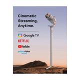 XGIMI MoGo 4 Bundle Set - Smart Portable Projector with Built-In Battery + PowerBase Stand + 1 x Filter