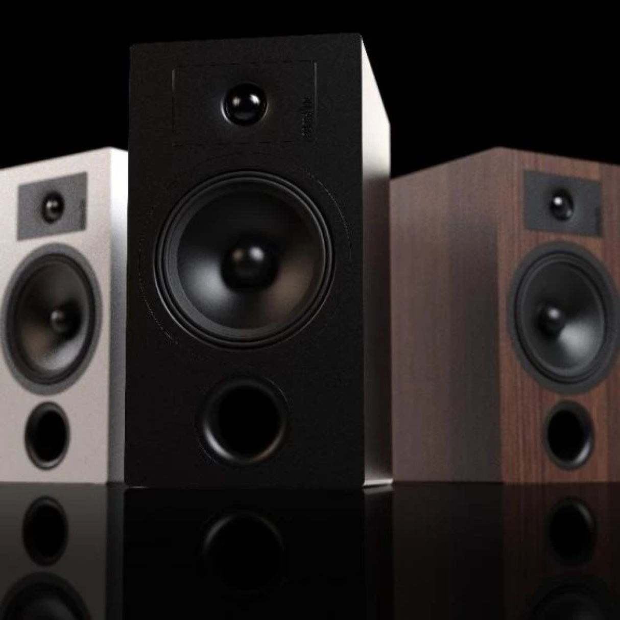Indiana Line Tesi 3 - Bookshelf Speaker (Pair) (Black Oak)