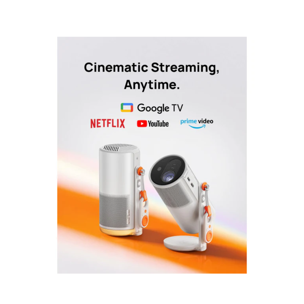 XGIMI MoGo 4 - 1080P Full HD Google TV Smart Portable Projector with Built-In Battery