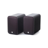 Q Acoustics M20 Wireless Powered Speakers (Black) + Argon Audio TT MK2 Record Player (Stereo Bundle Package)