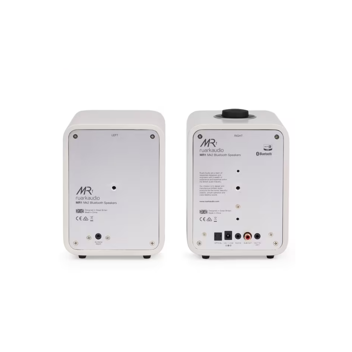 Ruark Audio MR1 MK2- Powered Bookshelf Speaker (Pair) (Soft Grey Lacquer)