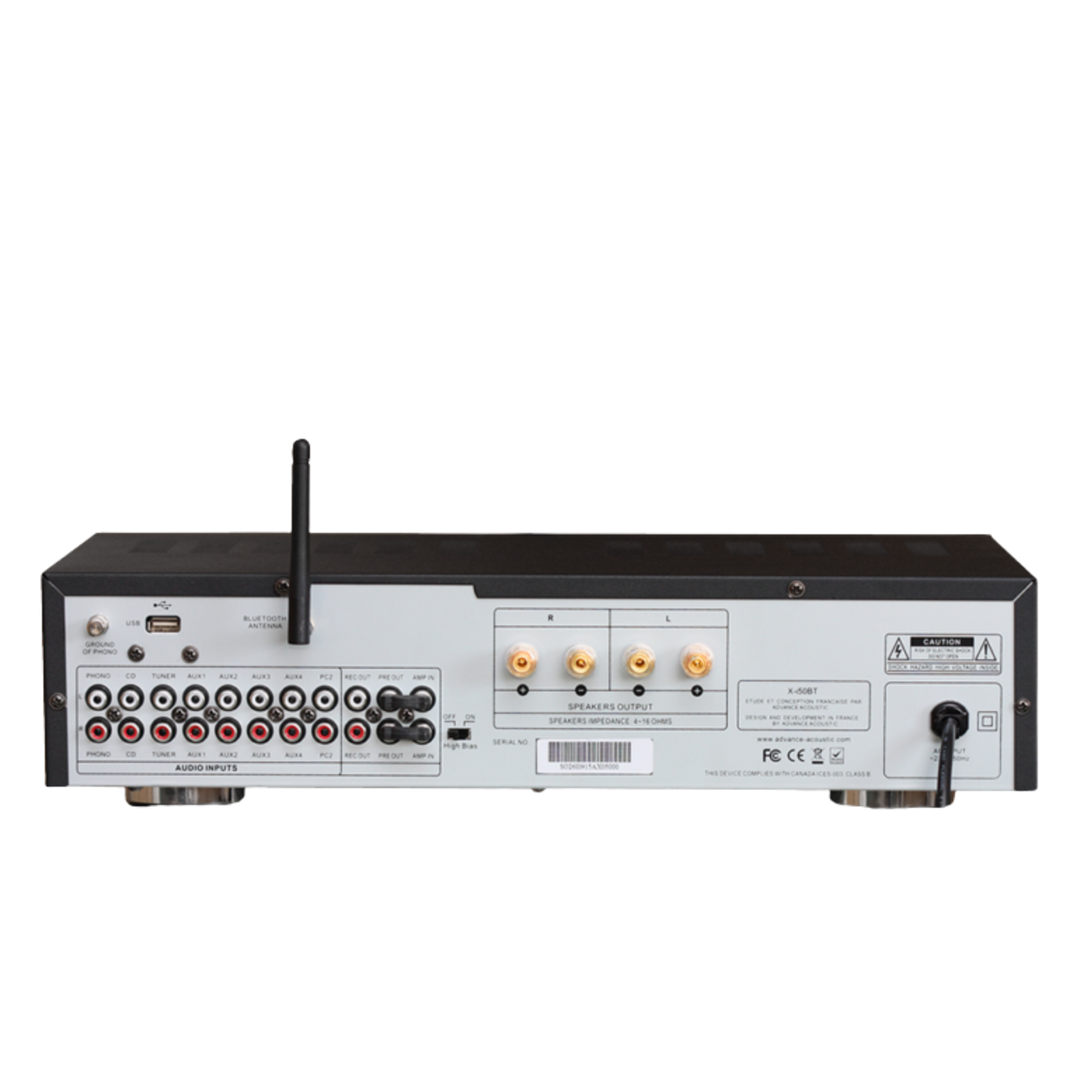 Advance Paris X-i50BT - Integrated Stereo Amplifier with Bluetooth & MM Phono Input