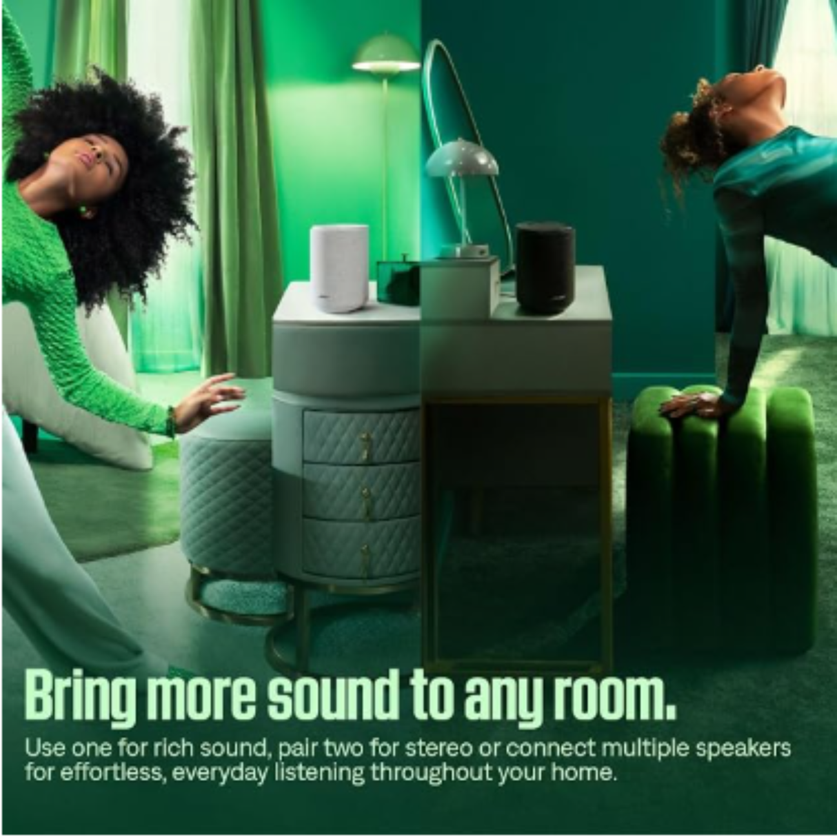 Bose Lifestyle Ultra Speaker - Wireless Home Speaker, TrueSpatial Audio, CleanBass, AirPlay & Google Cast (Black) (Pair)