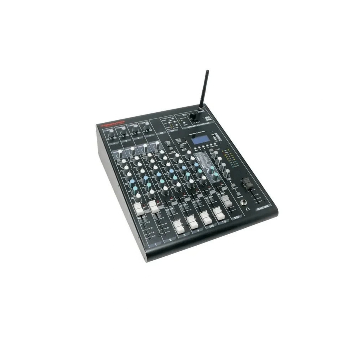 Cerwin Vega CVM-8 - 8-Channel Mixer with Bluetooth (Mixer for DJs and artists)