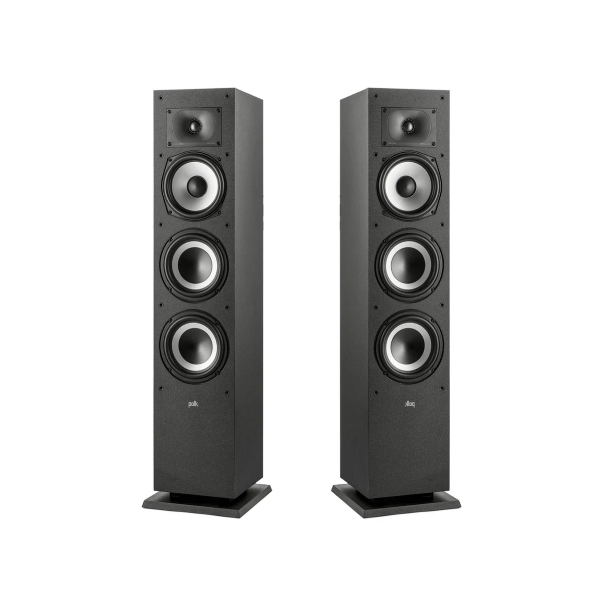 Polk Audio Monitor XT60 Floor Standing Speaker + XT30 Center Channel + XT15 Bookshelf Speaker - 5.0 Speaker Package