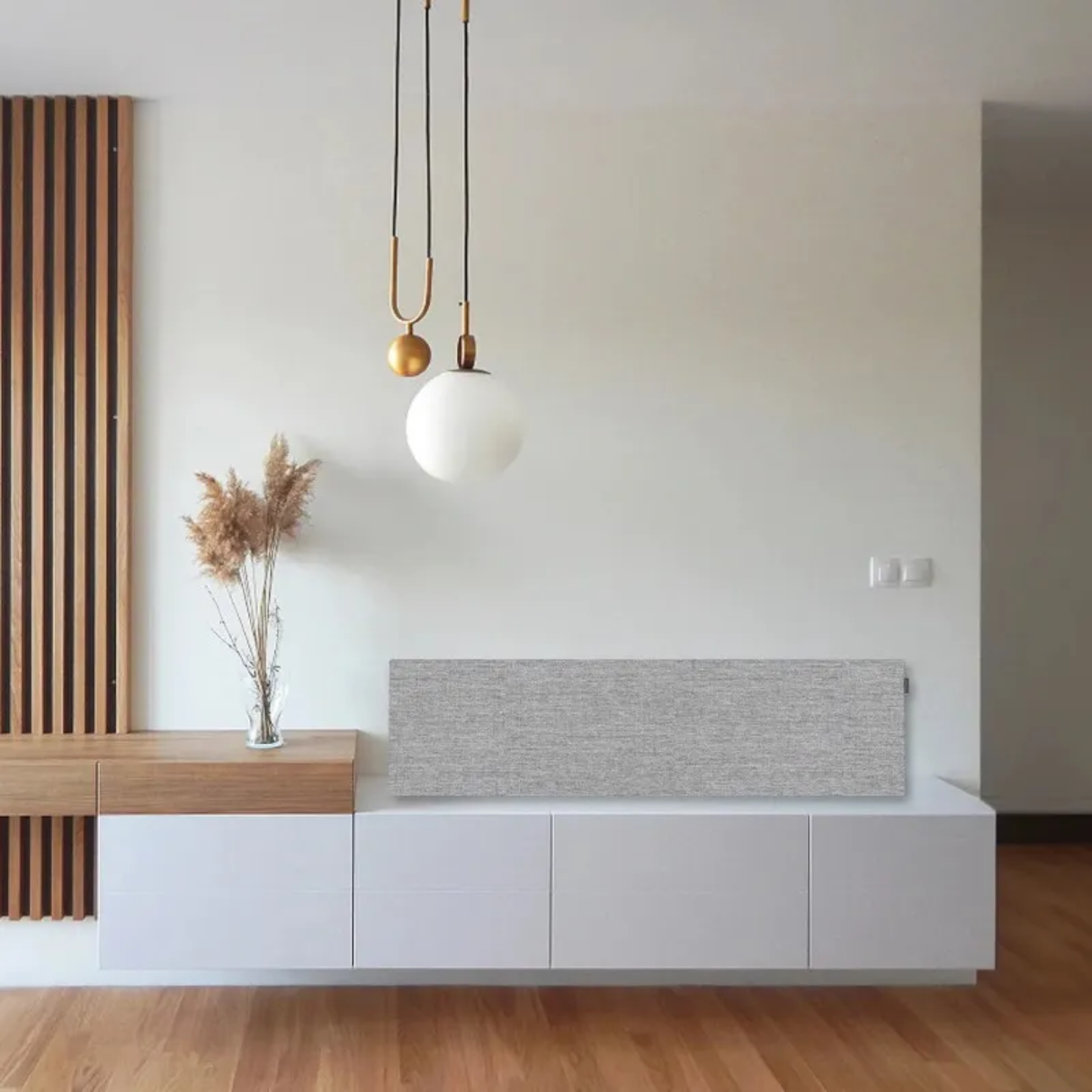 Canvas Solo Soundbar (Fabric Finish, Structured Grey)