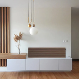 Canvas Solo Soundbar (Wood Finish, Mahogany)