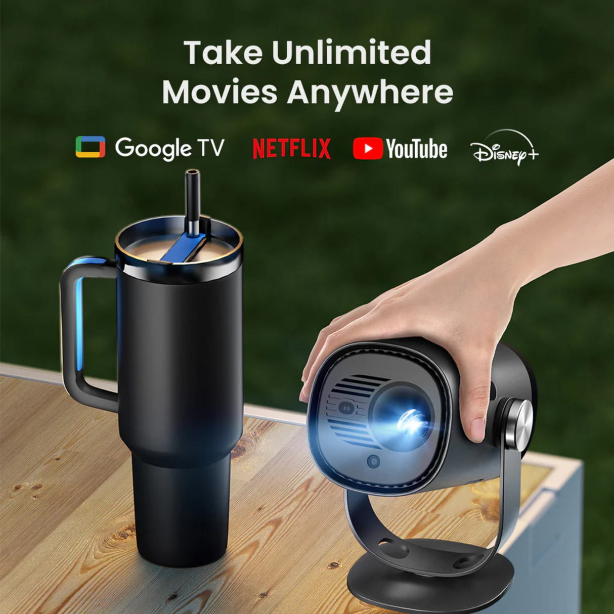 Dangbei Freedo - Full HD Smart Portable Google TV Projector