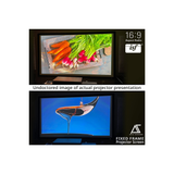 Akia Screens AK-FF100WH2 - 100 Inches CineWhite Fixed Frame Projection Screen (16:9) (8K / 4K Ultra HD 3D Ready HDR Compatible)