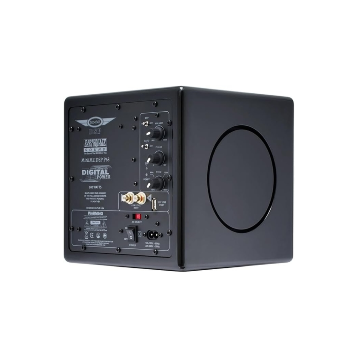 Earthquake MiniMe DSP P63 - Dual 6.5 Inches Micro Powered Subwoofer with App Control (600 Watts)