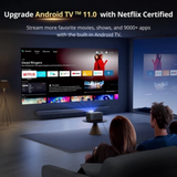 ETOE Whale Pro - 1500 Lumens 1080P Full HD DLP Google TV Smart Portable Projector
