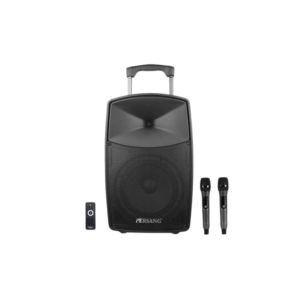Persang Octane 9 Premium 10 Inch Bluetooth Party Speaker with 2X UHF Wireless Mic  & Built-In Battery