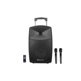 Persang Octane 9 Premium 10 Inch Bluetooth Party Speaker with 2X UHF Wireless Mic  & Built-In Battery