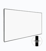 Klara InfiniteView Series IV-165W - 165 Inches 4K UHD Ultra Slim Matte White Fixed Frame Projection Screen (16:9)