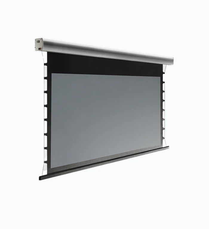 Klara CrystalView Series LT-133G - 133 Inches Grey ALR 4K UHD Long Throw Tab Tension Electric Projection Screen (16:9)