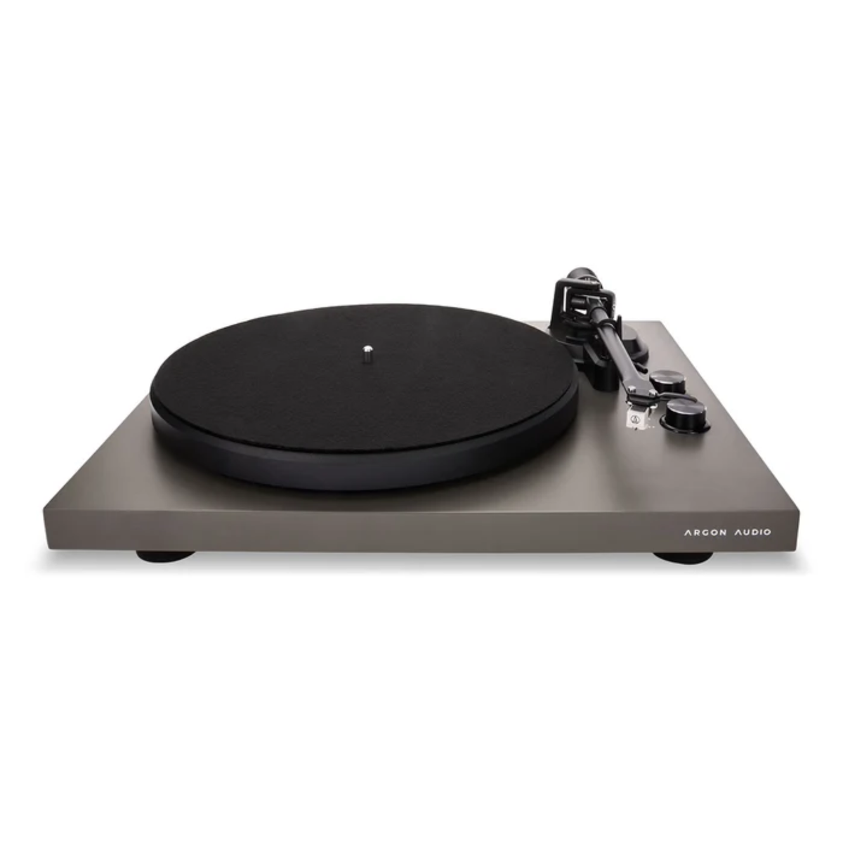 Argon Audio TT MK2 - Manual Belt Drive Turntable (Earth Grey, Lacquer)