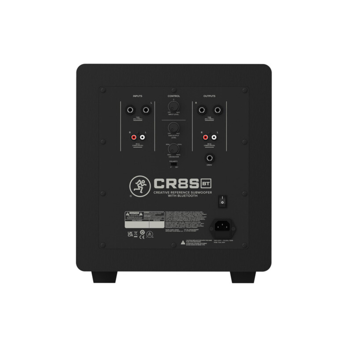 Mackie CR8SBT - 8 Inches Powered Subwoofer with Bluetooth (Black)