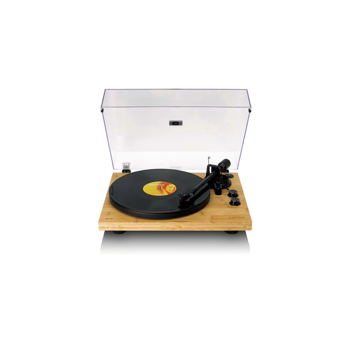 Lenco LBT-335BA - Record Player with Bluetooth & Ortofon 2M Red cartridge