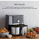 Instant Vortex Plus 6L Air Fryer, 6-in-1 with 360° EvenCrisp Technology, Touch Control Panel, Uses 95% Less Oil, Air Fry, Roast, Grill, Bake, Reheat & Dehydrate, 1500W, PFOA-Free & BPA-Free