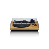 Lenco LS-500OK - Record player with built-in amplifier and Bluetooth plus Bookshelf Speakers (Wood)